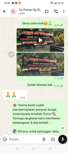 Testimonial Papan Bunga rancaseneng