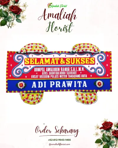 Karangan Bunga Ucapan Selamat rancaseneng