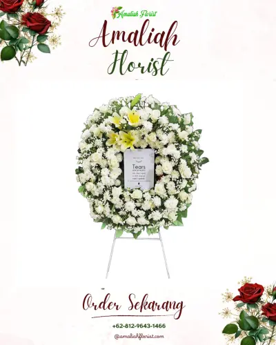 Krans Bunga Duka Cita rancaseneng